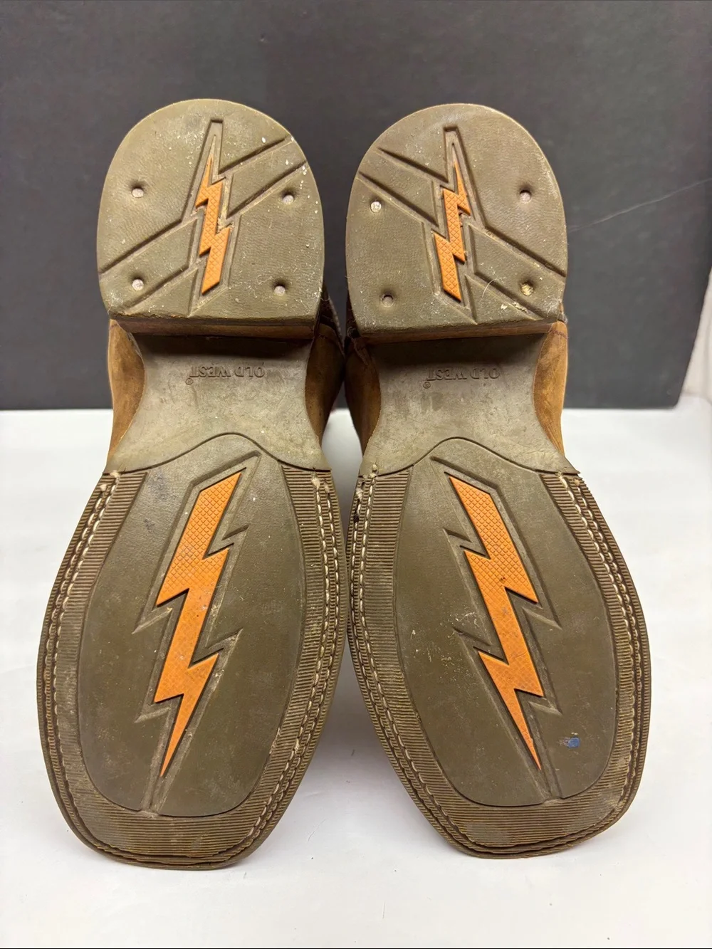 Old West Western boots for big boy, sz 5